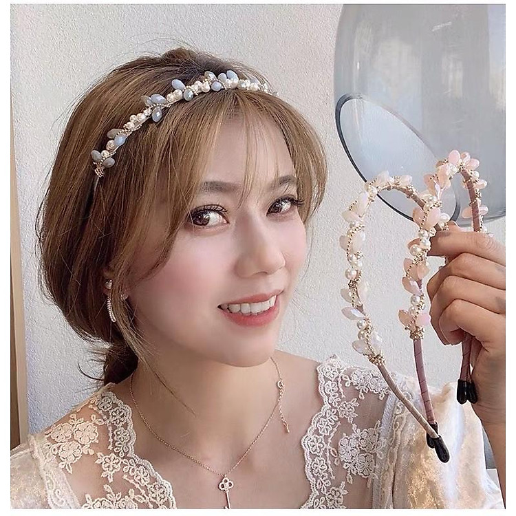 Bờm tóc - Cài tóc đính đá nhân tạo tiểu thư