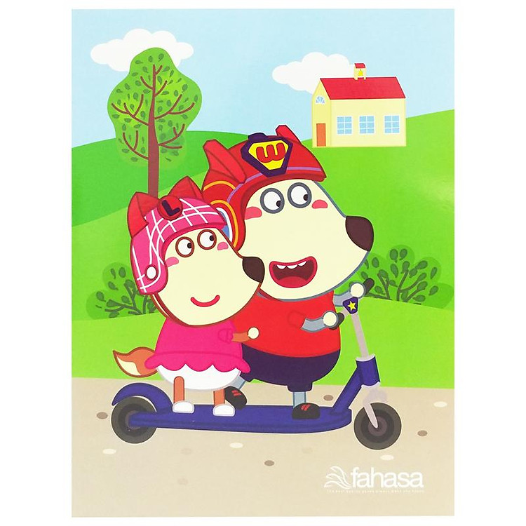 Tập Học Sinh Wolfoo 4 Ô Ly 96 Trang 70gsm - Ảnh 6