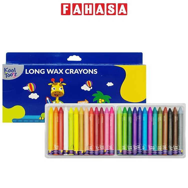 Hộp 26 Bút Sáp Màu Kool Toolz