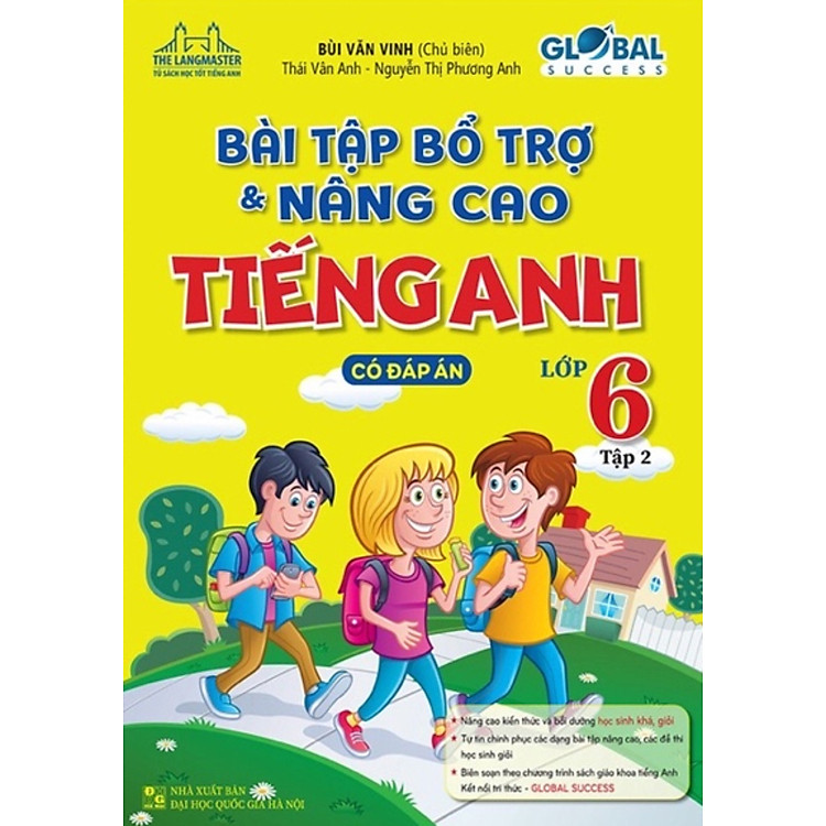 The Langmaster – Bài Tập Bổ Trợ Và Nâng Cao Tiếng Anh Lớp 6 – Tập 2 (Có Đáp Án)
