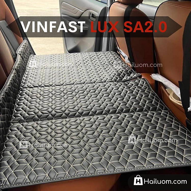 Đệm Nằm ô tô VINFAST LUX SA2.0 - Thiết kế 4 Khay Dọc Trợ Lực - Đệm không bơm như đệm hơi ô tô