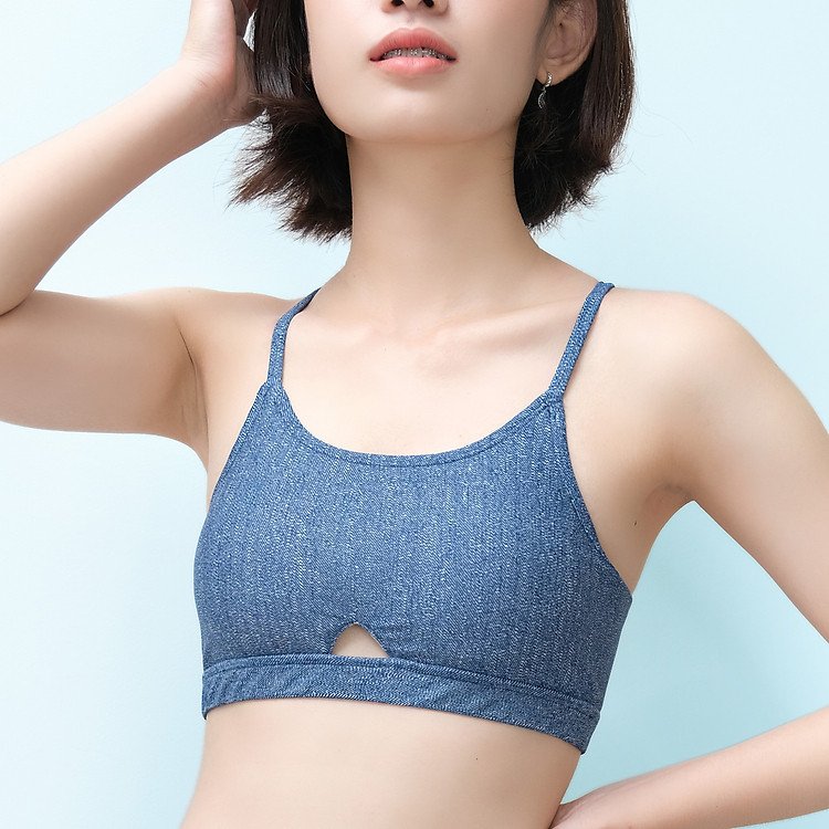 Áo ngực đa năng Gym-to-swim LMcation Olivia Bikini - Màu Jean