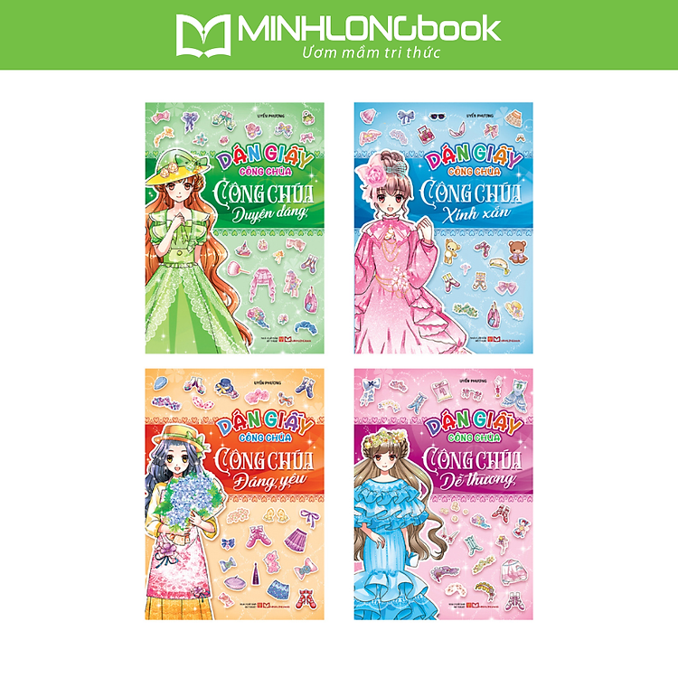 Combo Dán Giấy Công Chúa