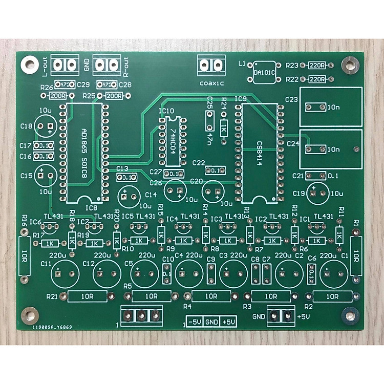 Mạch in AD1865 SOIC28 chuyển đổi tín hiệu số sang tương tự