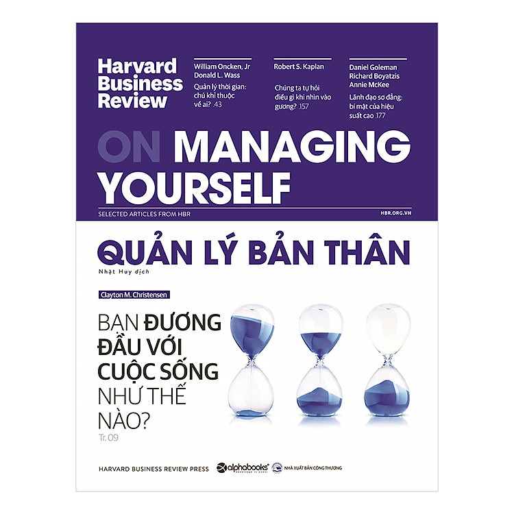 Sách HBR On Managing Yourself - Quản Lý Bản Thân
