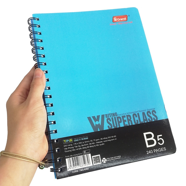 Sổ Lò Xo Grand B5 (240 trang) - Ảnh 5