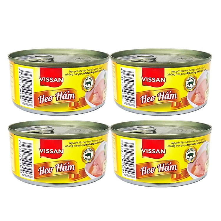 Combo 4 hộp Heo Hầm Vissan (150g)