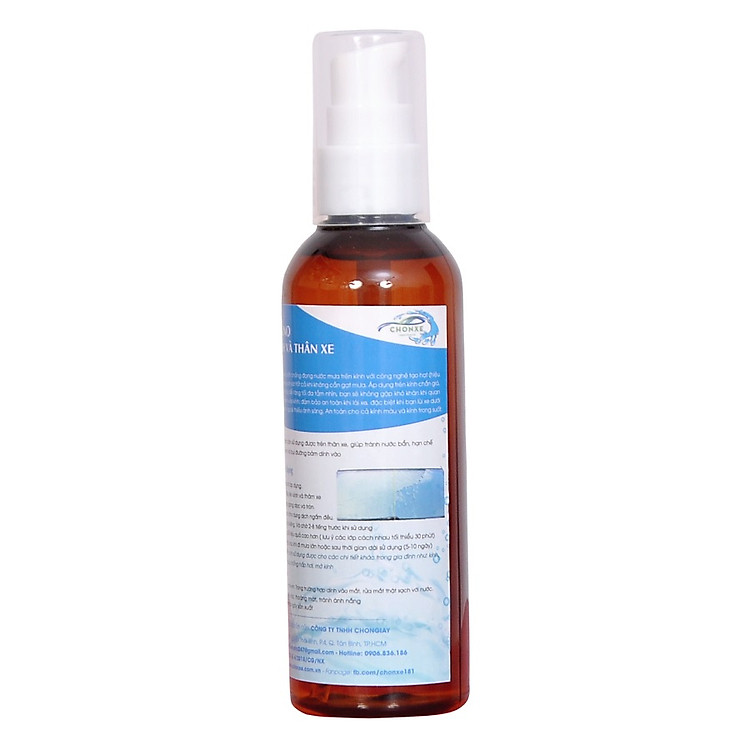 Nano chống bám nước cho kính xe ô tô tăng tầm nhìn, tặng kèm khăn và mút bôi nano