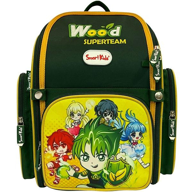 Ba Lô Học Sinh Chống Gù Smart Kids B-010 – Xanh Lá