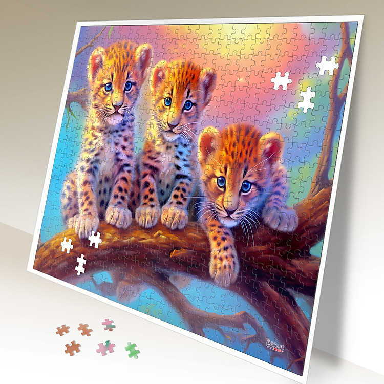 Tranh ghép hình 475 mảnh - Báo con Chính hãng Tiết kiệm - Hình ảnh 2