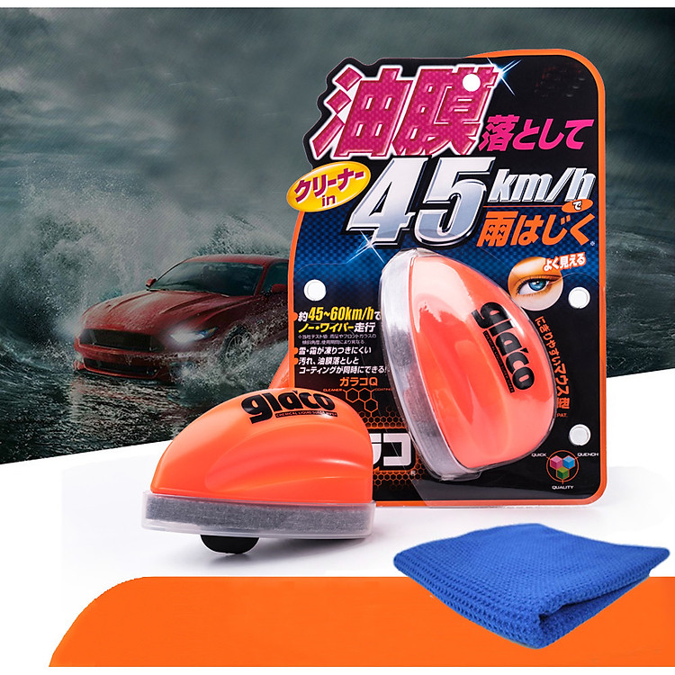 Chai Phủ Nano Chống Thấm Nước Kính Xe Ô Tô Glaco G-61 Tặng Kèm Khăn Lau