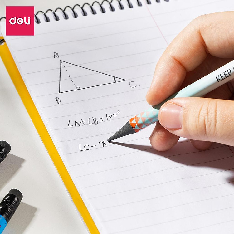 Hộp Bút Chì Định Vị 2B Deli (12 chiếc) - Ảnh 6