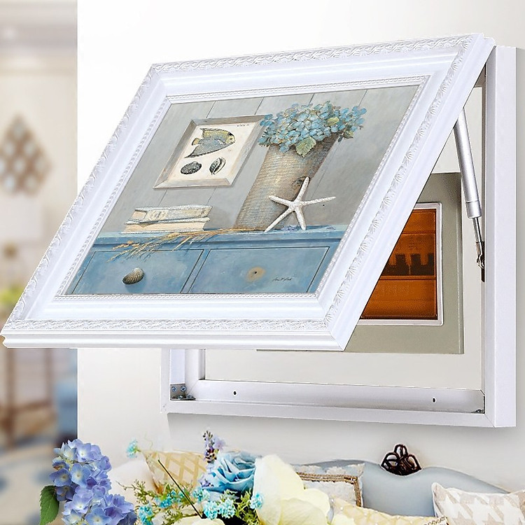 Khung tranh trang trí che tủ điện Aptomat, bảng điện, hộp kỹ thuật điện, cầu giao tuyệt đẹp - Cho không gian thêm sắc màu