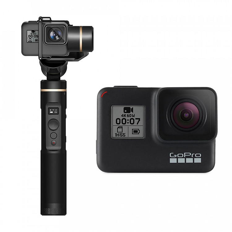 Combo Gopro Hero 7 Black + Gimbal Chống Rung Feiyu G6 - Hàng Chính Hãng