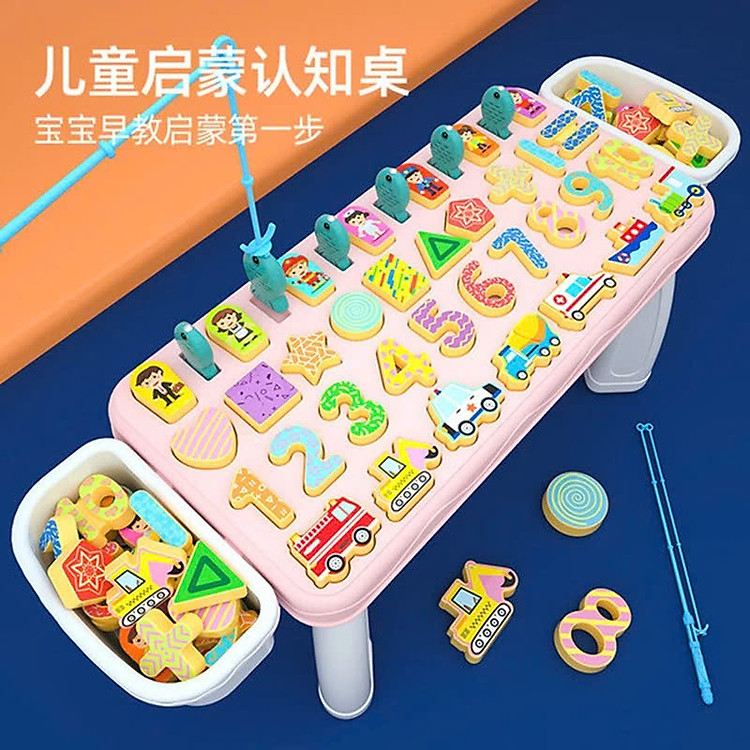 Bàn Đồ Chơi Câu Cá Giáo Dục 5in1 Chính hãng Giá tốt - Hình ảnh 5