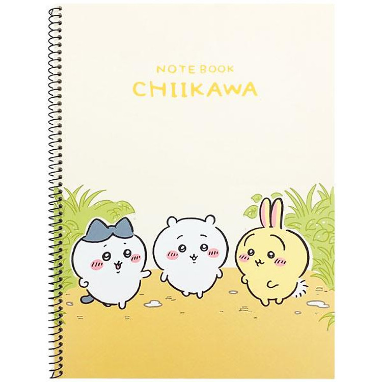 Sổ Lò Xo Kẻ Ngang Chiikawa Ver.2 (Màu Vàng)