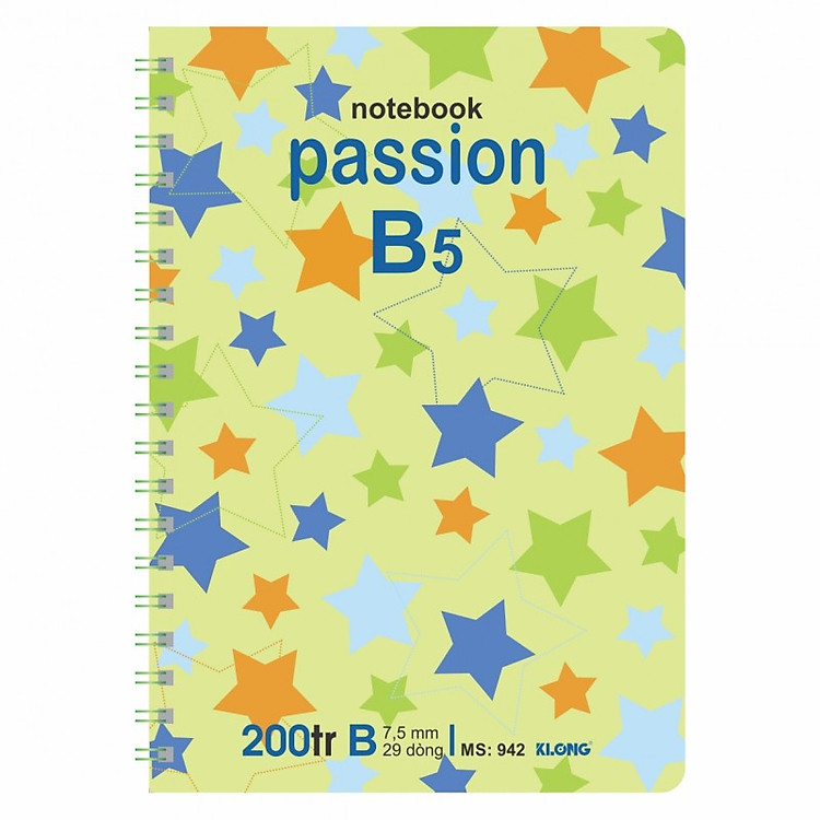 Sổ Lò Xo Klong 200 Trang Offset Bìa Cứng - Ảnh 3
