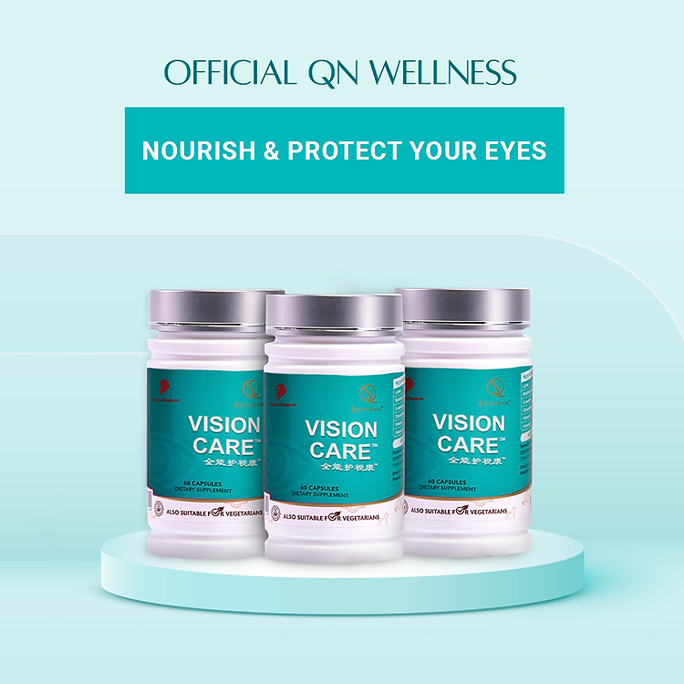 Combo Siêu Ưu Đãi Viên Uống Bảo Vệ Mắt Vision Care QN Wellness Cải Thiện & Hỗ trợ Giảm Mệt Mỏi Thị Giác, Ngăn Ngừa Lão Hóa, Giúp Tổng Hợp Lutein - Hộp 60 Viên x 3