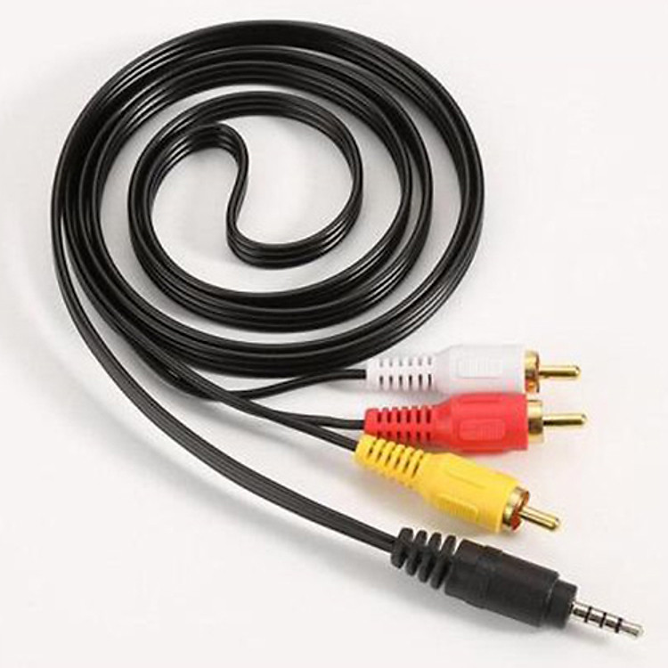 Dây loa 1 đầu 3.5 ra 3 AV loại 1.5m