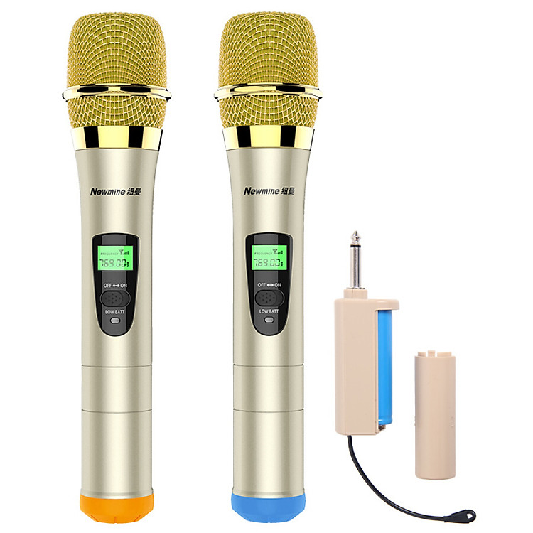 Bộ 2 Micro Karaoke Không Dây Newman NM-007