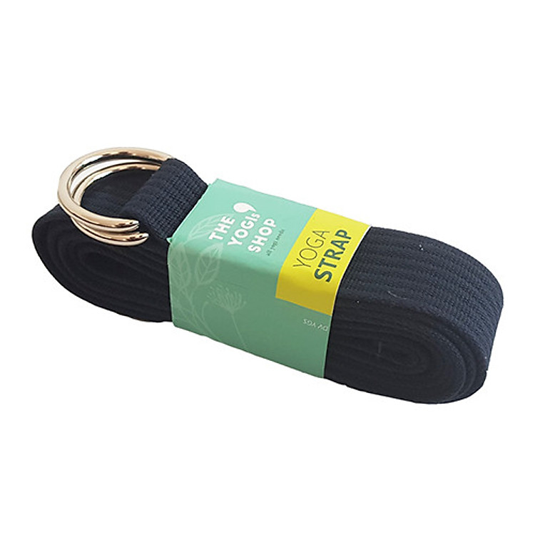 Dây Tập Yoga Cotton - The Yogis' Shop - Không Co Giãn Giúp Kéo Căng và Cố Định Các Loại Cơ Bắp Khi Tập Yoga. Khóa D-Ring Chắc Chắn