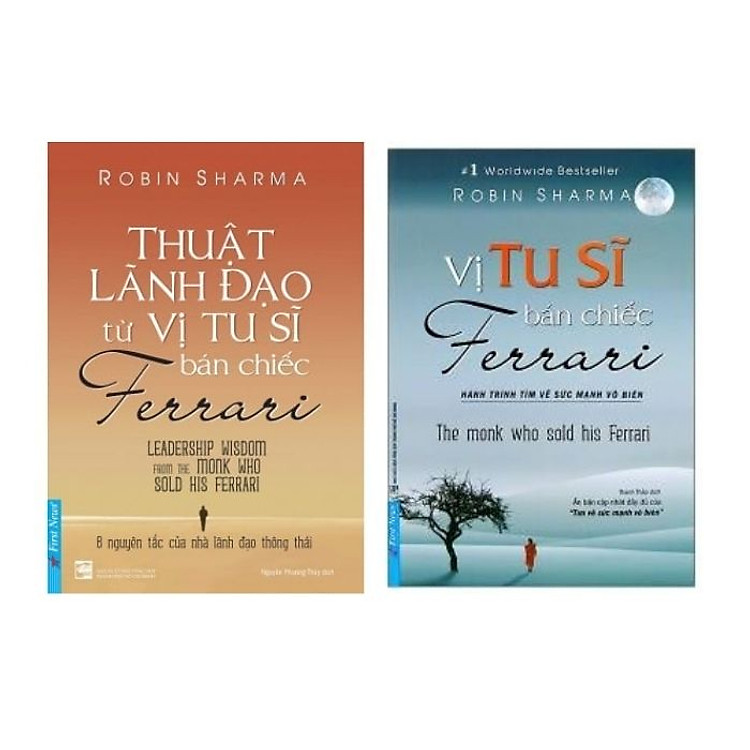 Combo 2 cuốn: Thuật Lãnh Đạo Từ Vị Tu Sĩ Bán Chiếc Ferrari + Vị Tu Sĩ Bán Chiếc Ferrari Vị Tu Sĩ Bán Chiếc Ferrar (Tái Bản 2020)