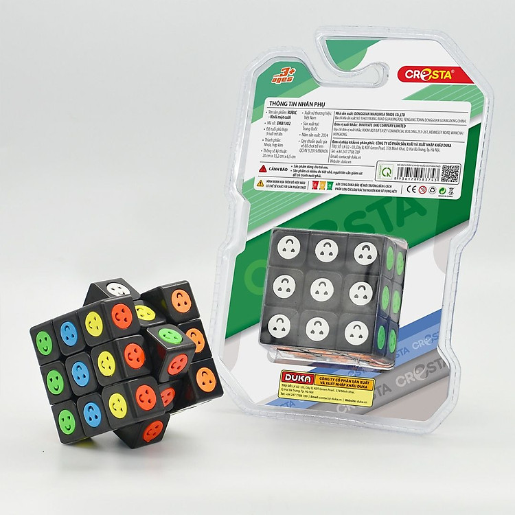 Đồ Chơi DUKA: Rubic Khối Mặt Cười Chính hãng Giá tốt - Hình ảnh 2