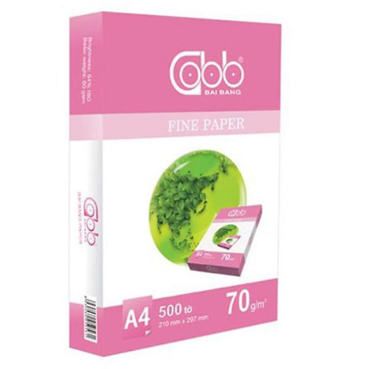 Giấy in A4 Bãi Bằng Vỏ Hồng ĐL 70gsm - 500 Sheets