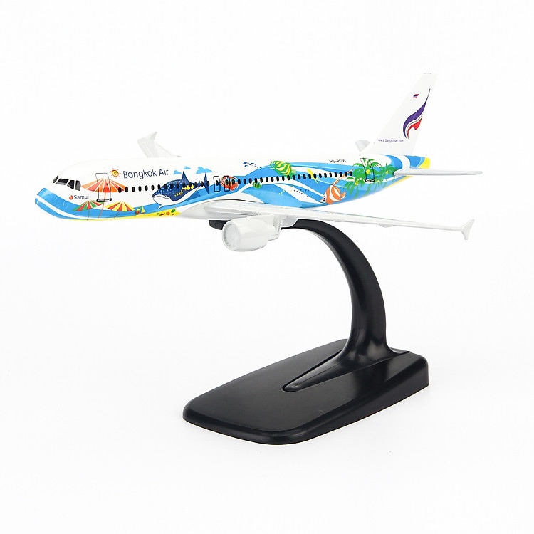 Mô hình máy bay Bangkok Airways A320 16cm Chính hãng Giá tốt - Hình ảnh 2