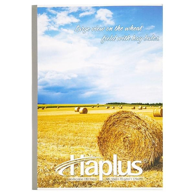 Vở Landscape Kẻ Ngang 80 Trang ĐL 70g/m2 – Haplus 5563