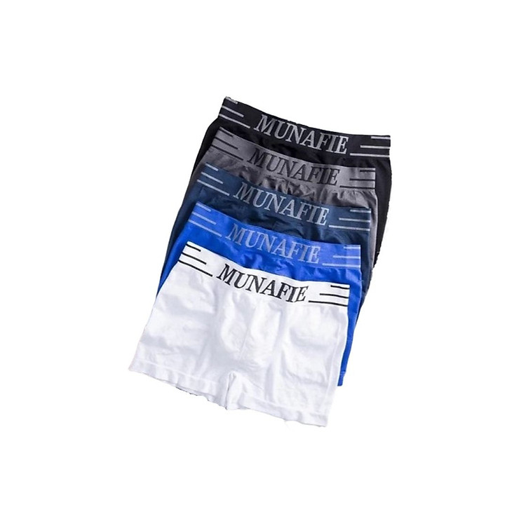Combo 5 Quần Boxer Nam Dệt Kim (freesize 50-85kg), Quần Sịp Đùi Nam Mã D01