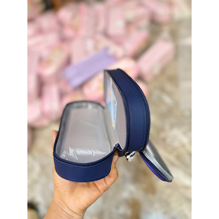 Hộp Bút Hai Ngăn Mặt Cứng 3D (màu hồng) - Ảnh 7