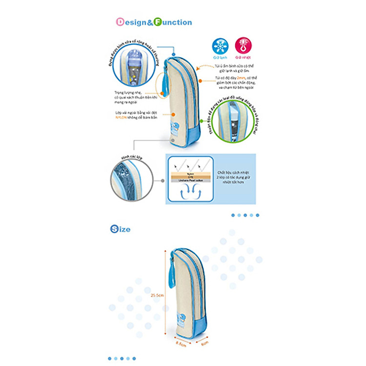 Túi Giữ Nhiệt Bình Sữa KuKu Duckbill Chính hãng Giá tốt - Hình ảnh 4