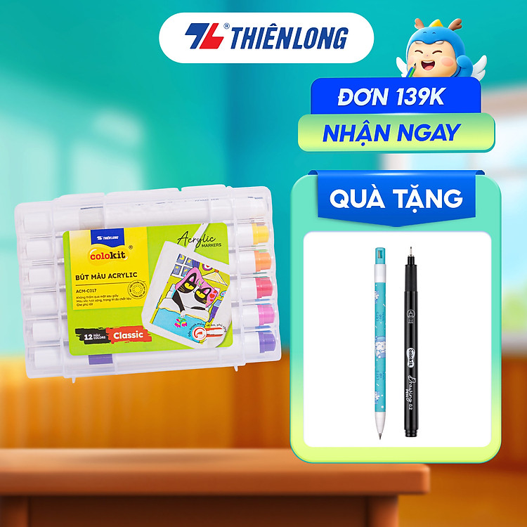 Bút Sơn Thiên Long Colokit ACM-C017 (12 màu)