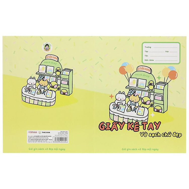 Giấy Kê Tay Cô Tiên Xanh - The Sun (Màu Vàng) - Ảnh 3