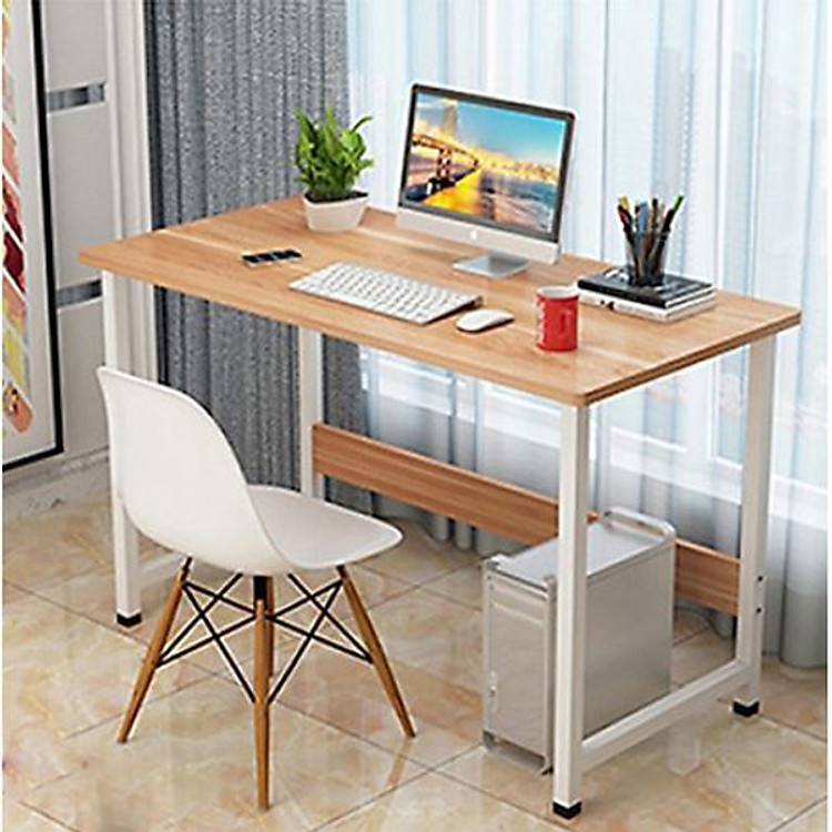 bàn làm việc ,Bàn học UN- HG FURNITURE chân sắt sơn tĩnh điện mặt bàn gỗ công nghiệp