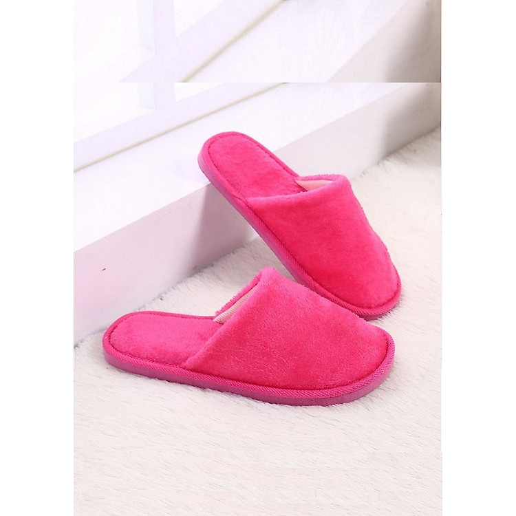 Dép bông đi trong nhà nhiều màu