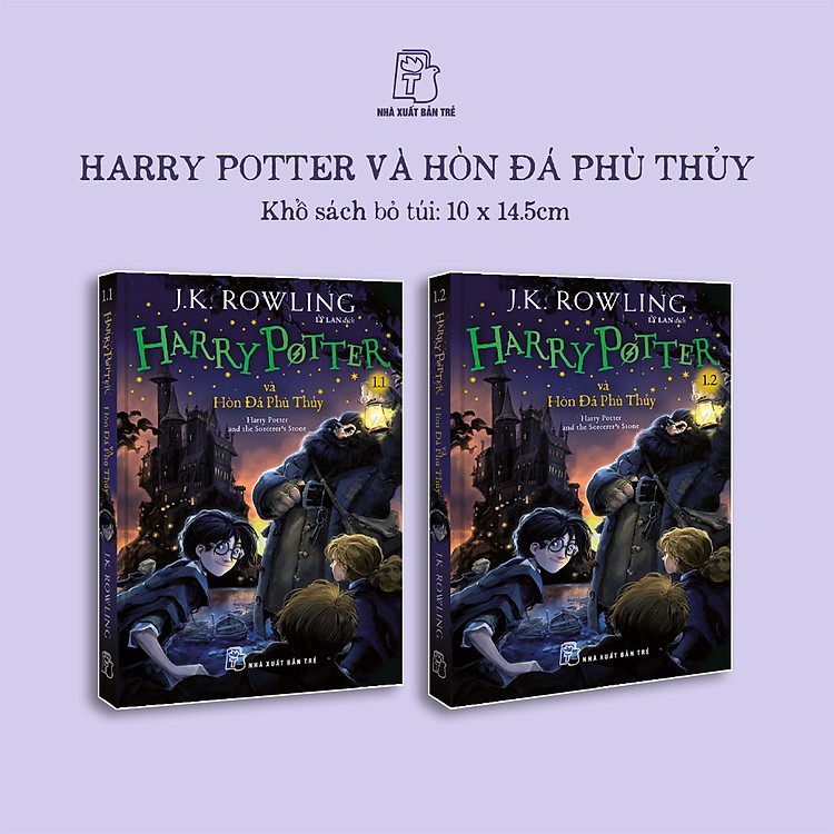 (Tập 1 - set 2 cuốn khổ nhỏ) HARRY POTTER VÀ HÒN ĐÁ PHÙ THUỶ - J.K. Rowling - NXB Trẻ