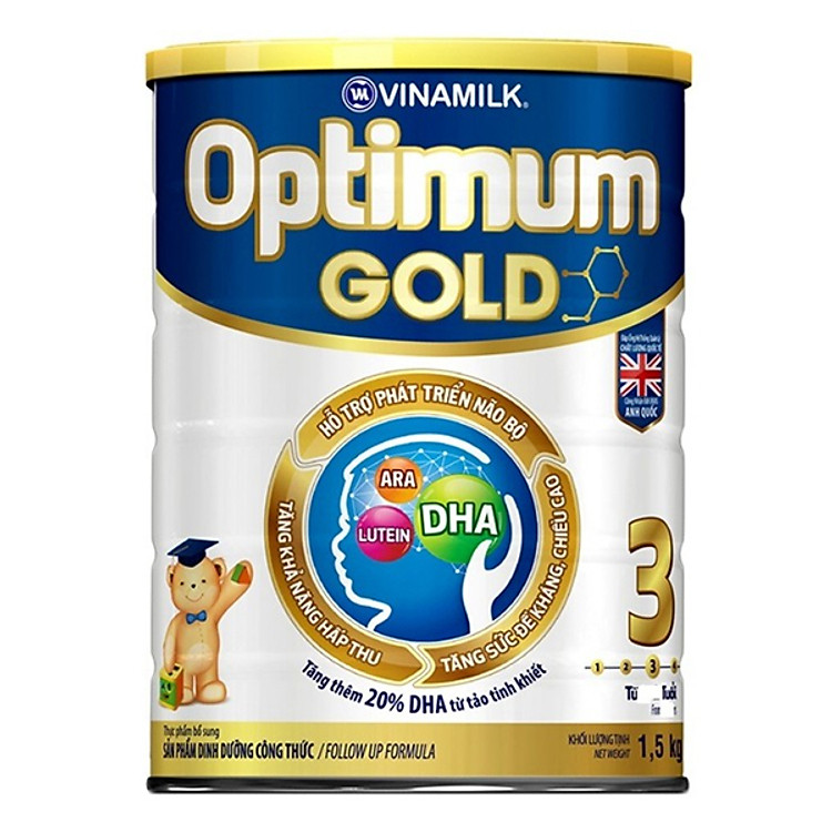 Nơi mua Sữa Bột Vinamilk Optimum Gold 3 1500g Chính hãng Giá tốt - Hình ảnh 2