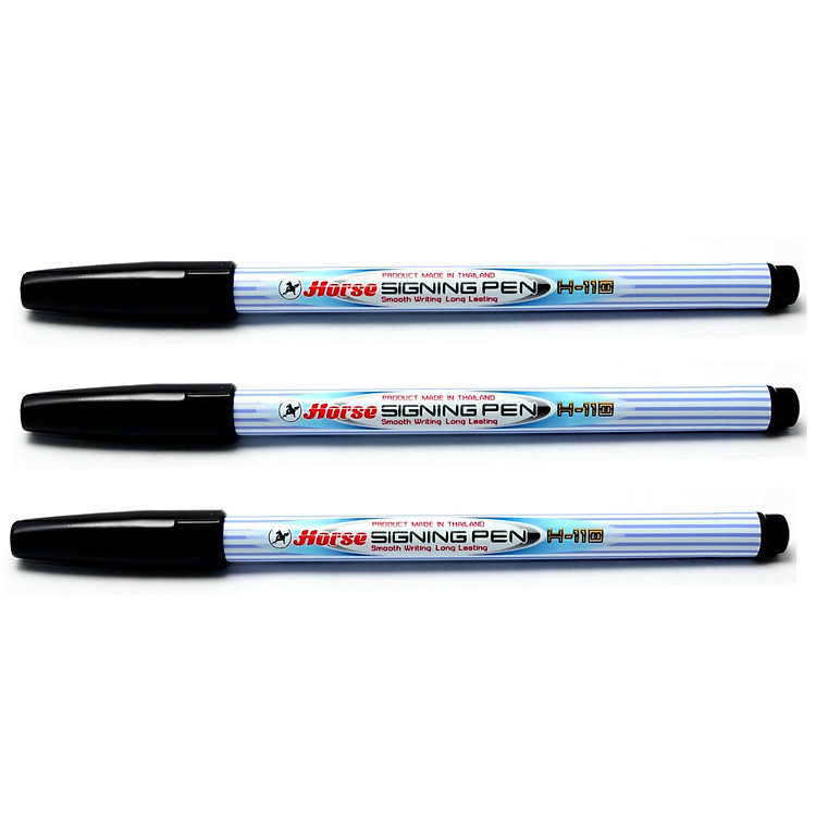 Bút lông Horse H-110 - Đen - Ảnh 2