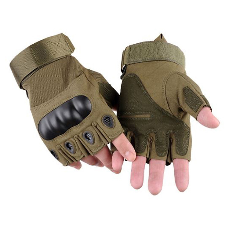 Găng tay tập GYM, đi phượt bảo vệ cổ tay và khớp ngón tay - Hàng chính hãng