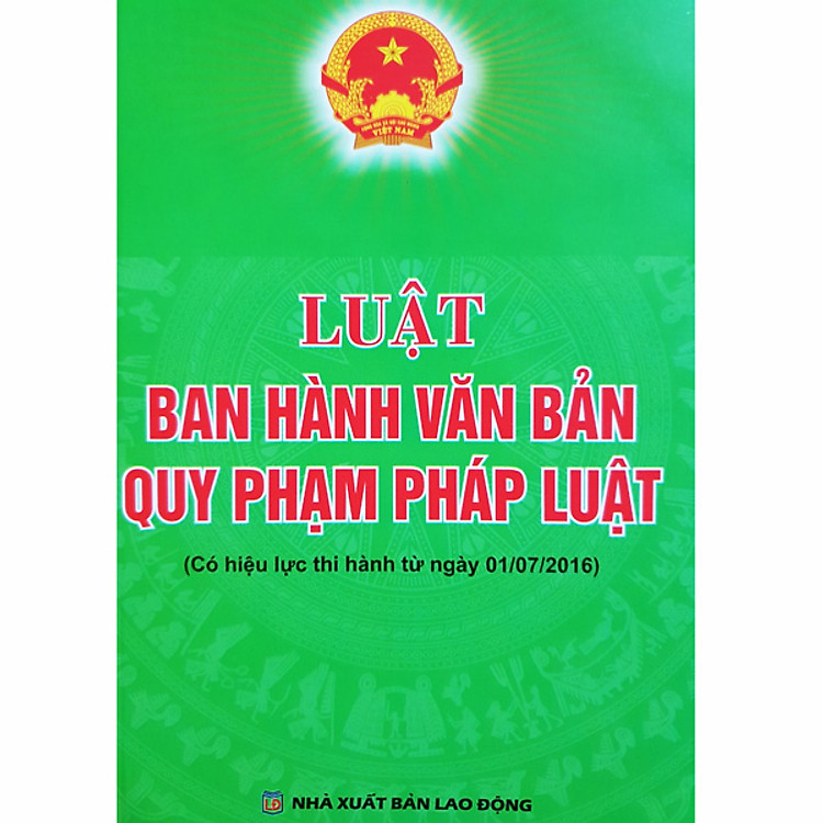 Luật Ban Hành Văn Bản Quy Phạm Pháp Luật