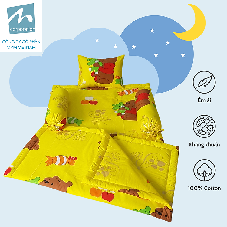 Mua Bộ chăn gối nệm cho bé MYM Chính hãng Ưu đãi - Hình ảnh 3