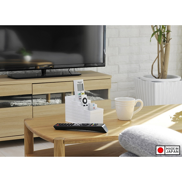 Khay đựng điều khiển Inomata - Màu trắng - Ảnh 4