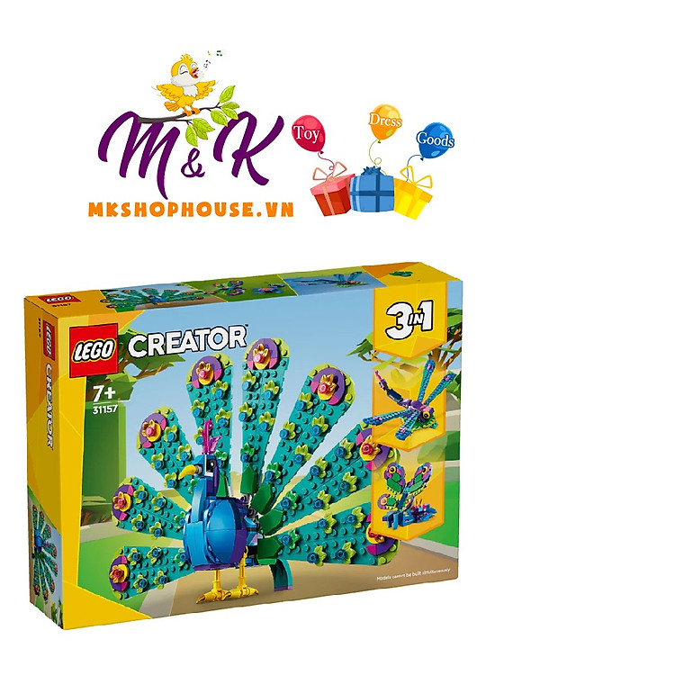 Mua tại MyKingdom: LEGO CREATOR 31157 Đồ Chơi Chim Công - Ngập tràn khuyến mãi