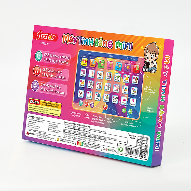 Máy tính bảng mini Duka DK81322 Chính hãng Giá tốt - Hình ảnh 2