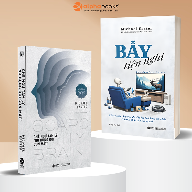 Combo 2 Cuốn: Chế Ngự Tâm Lý "No Bụng Đói Con Mắt" + Bẫy Tiện Nghi - Vì Sao Cuộc Sống Quá Đủ Đầy Lại Phá Hoại Sức Khỏe Và Hạnh Phúc Của Chúng Ta? - Alpha Books