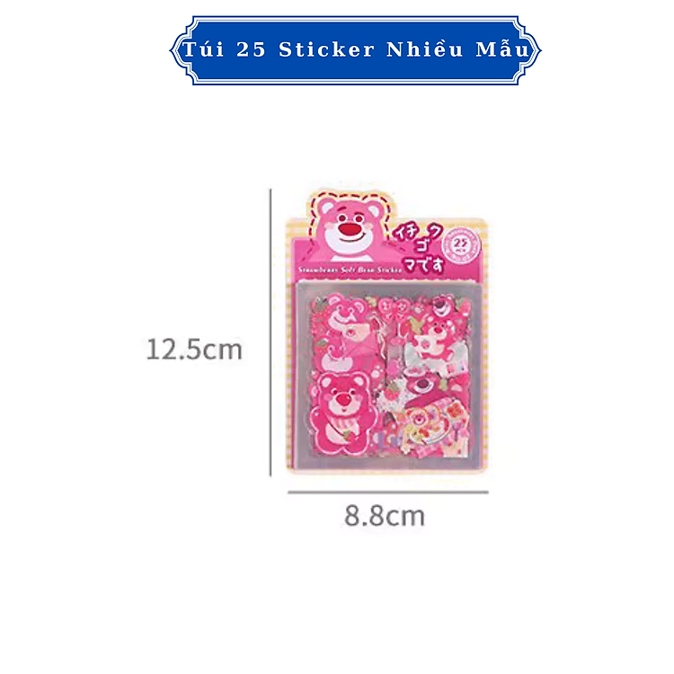 Túi Sticker Sanrio (25 tờ) - Ảnh 2