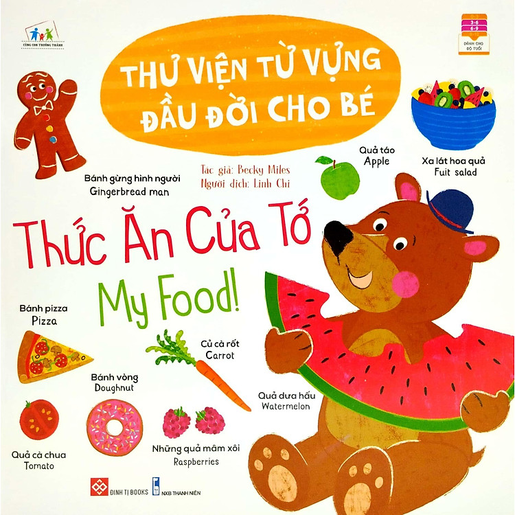 Cùng Con Trưởng Thành - Thư Viện Từ Vựng Đầu Đời Cho Bé - Ảnh 6