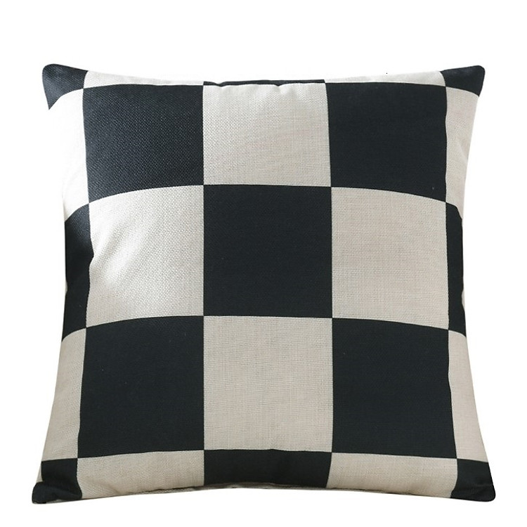 Gối tựa lưng sofa đen vàng phối màu